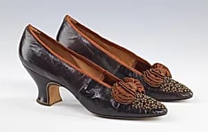 Evening slippers by Hook, Knowles & Co.