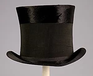 Mourning top hat by Knox