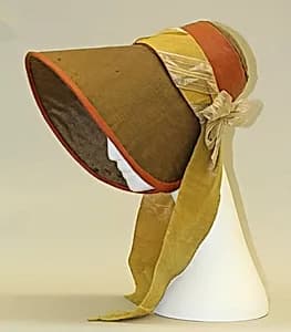 Poke bonnet by Unknown Artist