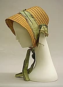 Poke bonnet by Unknown Artist