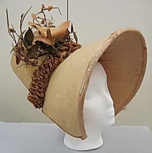 Poke bonnet by Unknown Artist