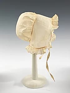 Poke bonnet by Unknown Artist