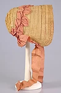 Poke bonnet by Unknown Artist