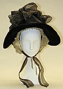 Poke bonnet by Unknown Artist