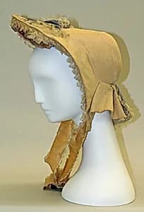 Poke bonnet by Unknown Artist