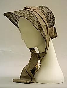 Poke bonnet by Unknown Artist