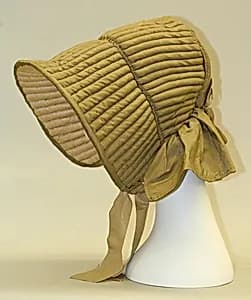 Poke bonnet by Unknown Artist