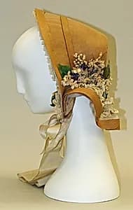 Poke bonnet by Unknown Artist