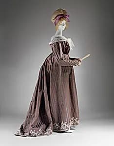 Round gown by Unknown Artist