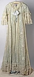 Tea gown by Unknown Artist