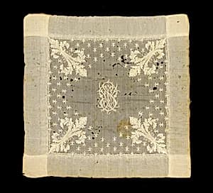 Wedding handkerchief by Unknown Artist