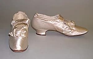 Wedding slippers by Unknown Artist