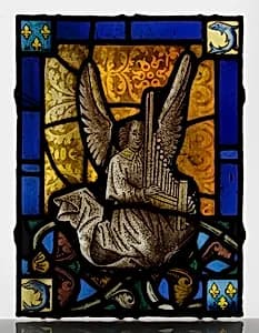 Border Fragment with Musical Angel by Unknown Artist