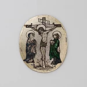 Enamel Plaque with the Crucifixion by Unknown Artist