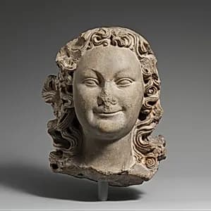Head of an Angel (?) by Unknown Artist