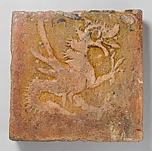 Molded Tile by Unknown Artist