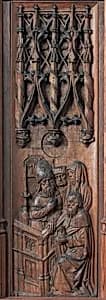Panel with Joachim's Offering Rejected by Unknown Artist