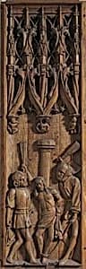 Panel with the Flagellation of Christ by Unknown Artist