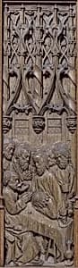 Panel with the Last Supper by Unknown Artist
