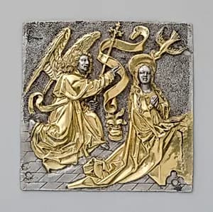 Plaque with The Annunciation by Unknown Artist