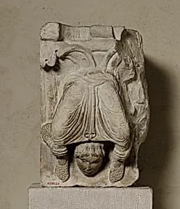 Portion of a Pilaster with an Acrobat by Unknown Artist