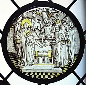 Roundel with the Circumcision by Unknown Artist