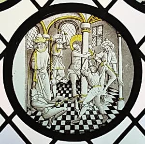Roundel with the Flagellation by Unknown Artist