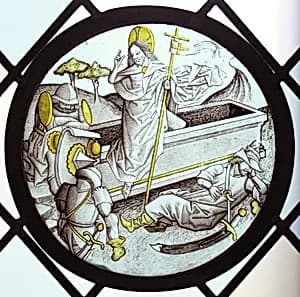 Roundel with the Resurrection by Unknown Artist