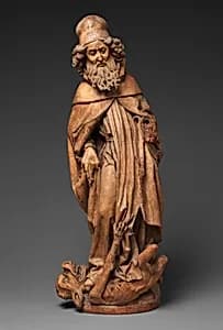 Saint Anthony Abbot by Nikolaus von Hagenau