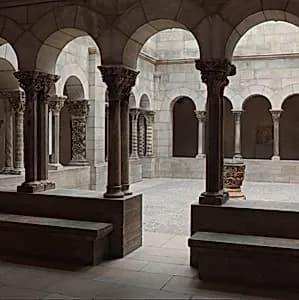 Saint-Guilhem Cloister by Unknown Artist