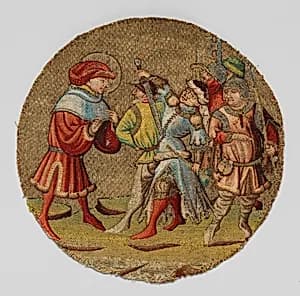 Saint Martin and the Brigands by Unknown Artist