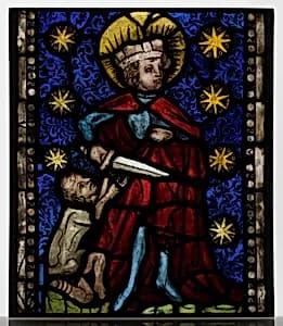 Saint Martin Dividing His Cloak by Unknown Artist