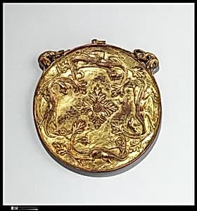 Valve of a Mirror Case by Unknown Artist