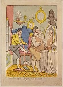 1812 or Regency à la Mode by William Heath ('Paul Pry')