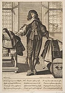 A Courtier Following the Recent Edict by Abraham Bosse|Jean I Leblond
