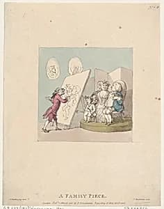 A Family Piece by Henry William Bunbury|Thomas Rowlandson|Rudolph Ackermann, London