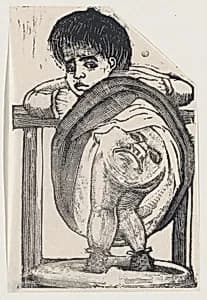 A girl with two faces by José Guadalupe Posada