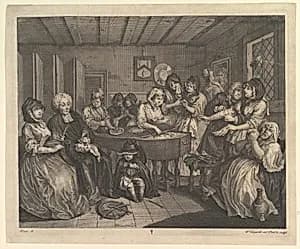 A Harlot's Progress, Plate 6 by William Hogarth