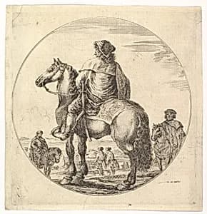 A Hungarian Cavalier by Stefano della Bella