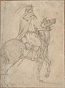 A Hungarian Horseman by Roelandt Savery