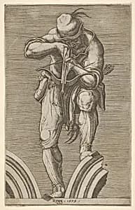 A Man Shooting a Crossbow