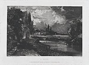 A Mill by David Lucas|John Constable