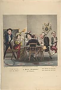 A Real Rubber! At Whist by M. Egerton|George Hunt