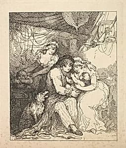 A Sailor's Family by Thomas Rowlandson