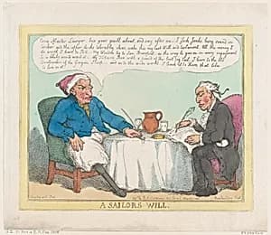 A Sailor's Will by George Murgatroyd Woodward|Thomas Rowlandson