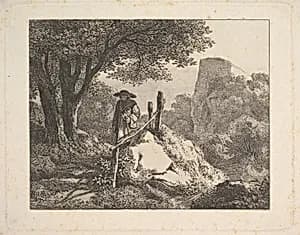 A Shady Enclosure of Trees by Johann Christoph Erhard