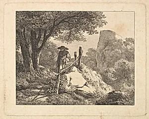 A Shady Enclosure of Trees by Johann Christoph Erhard