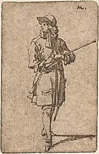 A Sportsman with a Gun by Marcellus Laroon the Elder