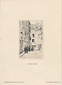 A Street in Dieppe by Ernst Oppler