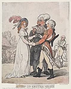 A Trip to Gretna Green by Thomas Rowlandson|Rudolph Ackermann, London